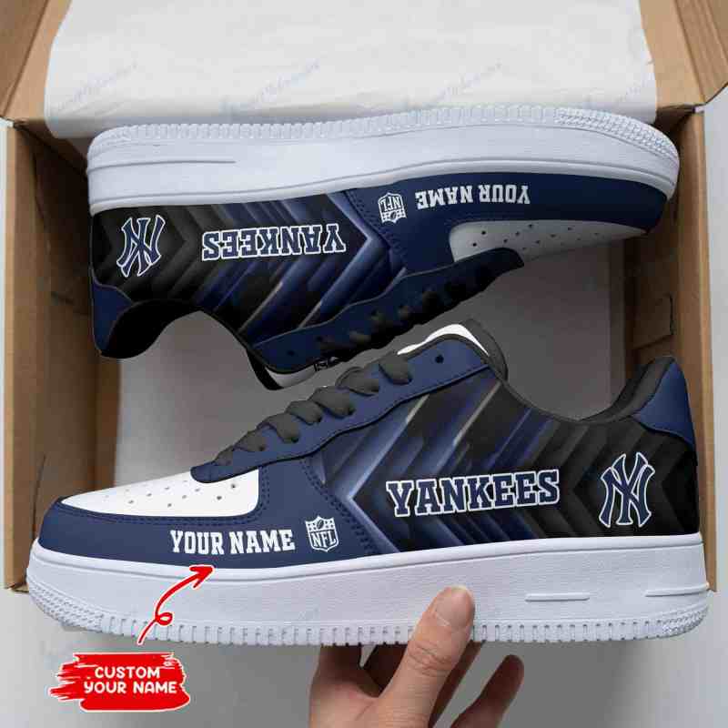 New York Yankees AF1 Shoes Side View