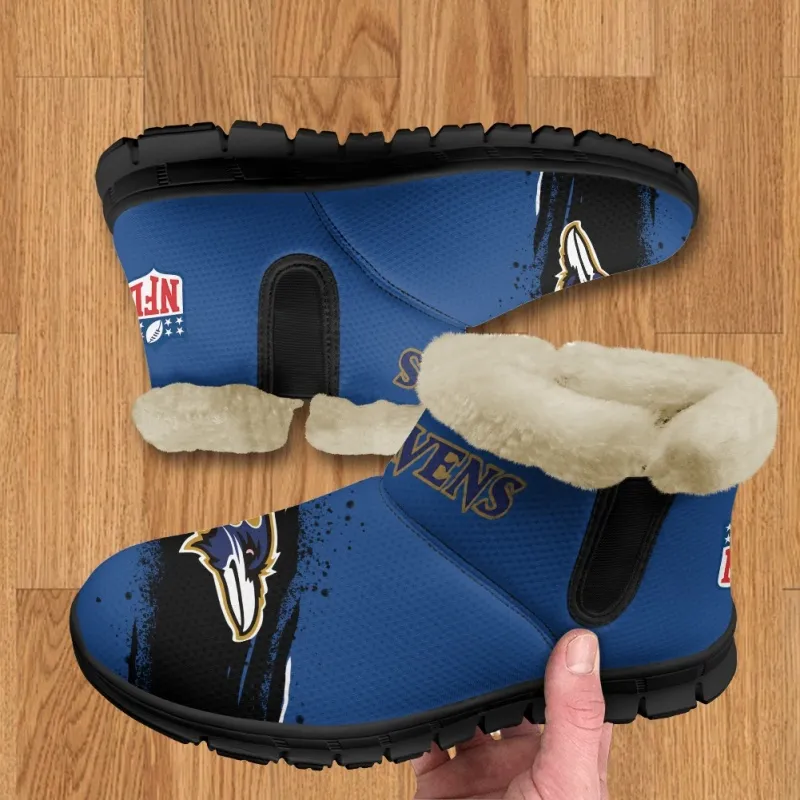 Baltimore Ravens Comfy Winter Boots