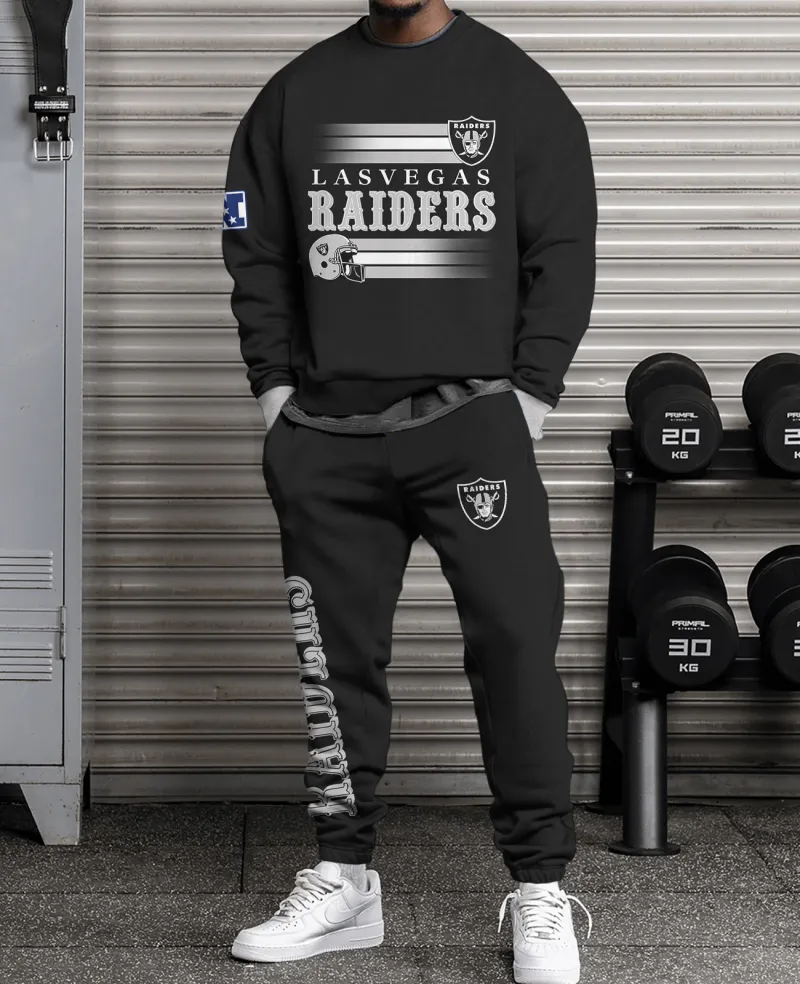 Las Vegas Raiders Combo 3D Sweatsuit and Sweatpants Unisex