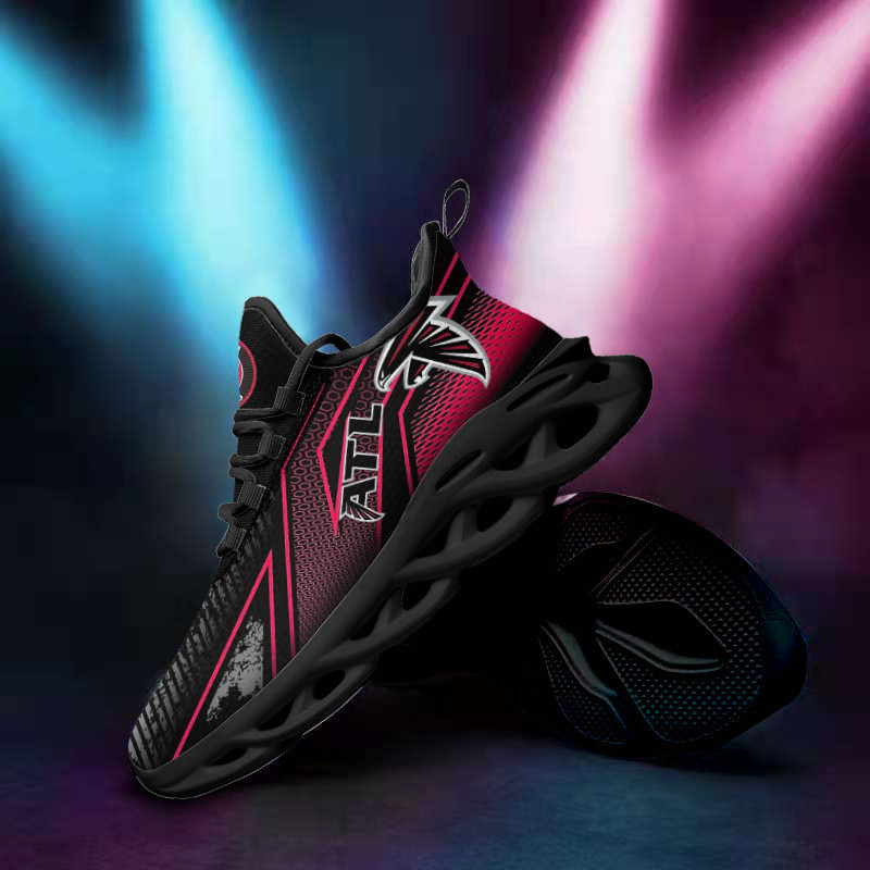 Atlanta Falcons Yezy Running Sneakers Side View