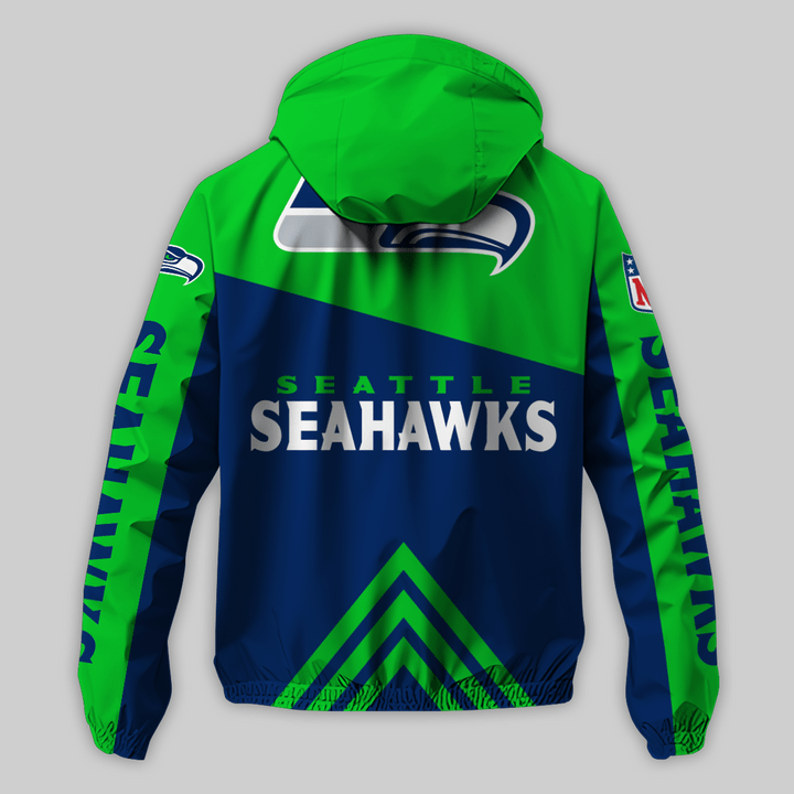 Seattle Seahawks Outdoor Jacket - Close Up