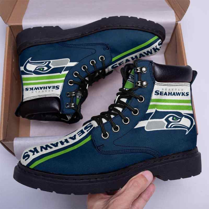 Seattle Seahawks TBLCL Boots Side View