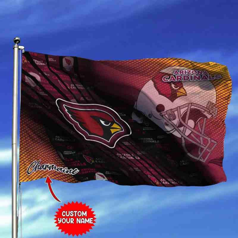 Arizona Cardinals Personalized Flag