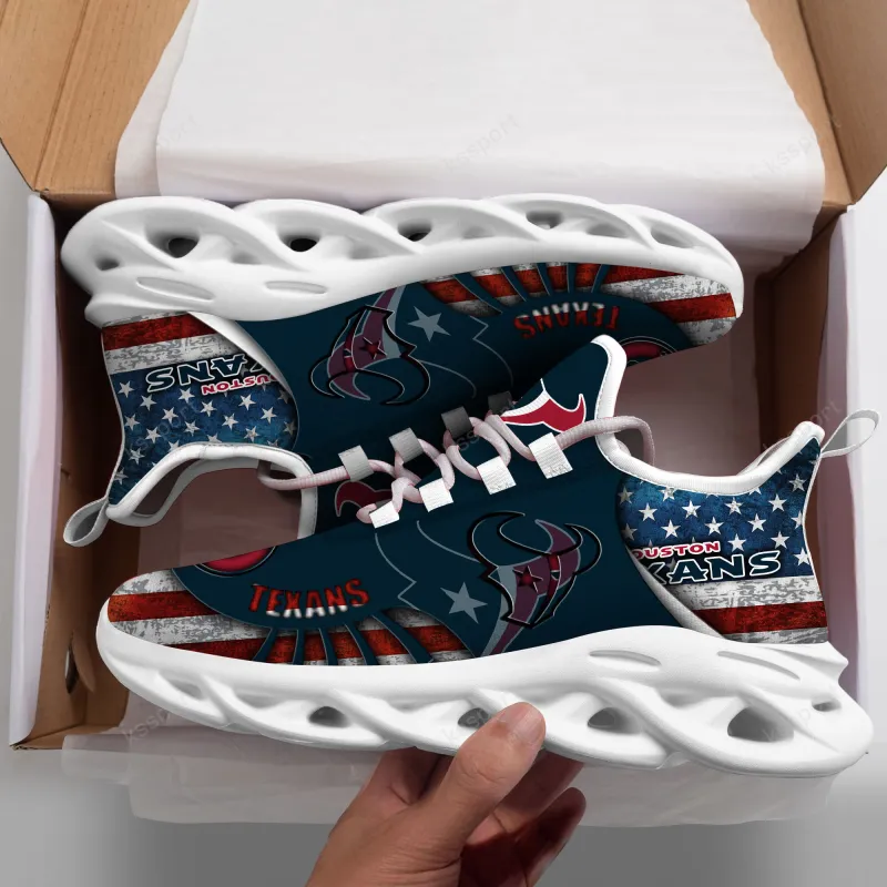Houston Texans Yezy Running Sneakers Side View