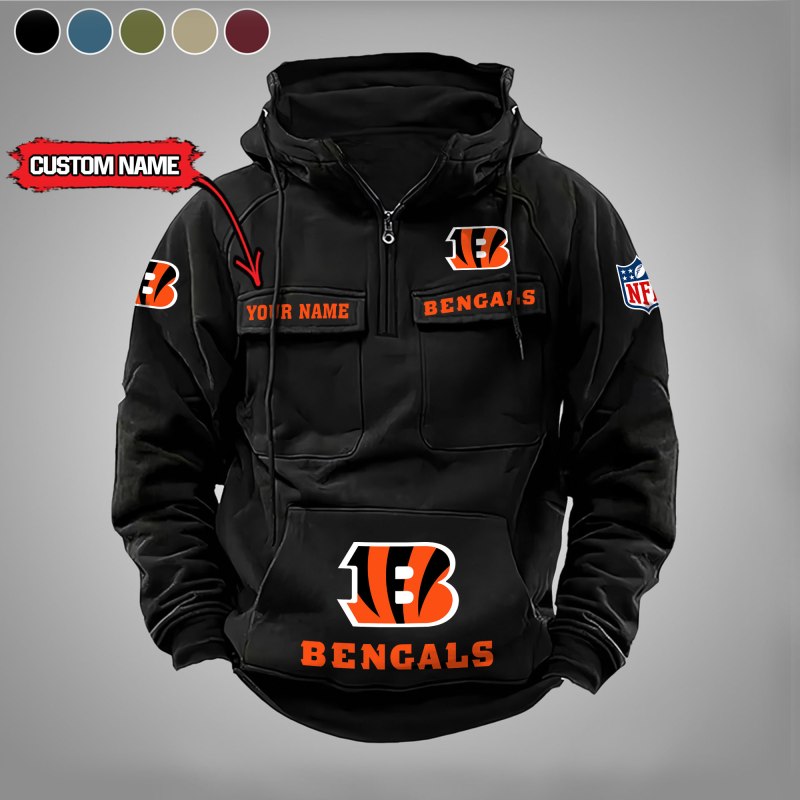 Cincinnati Bengals Hoodie Black