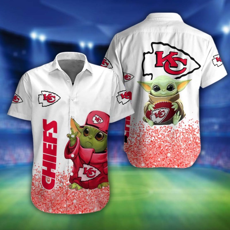 Sizing Chart for Kansas City Chiefs Button Shirts