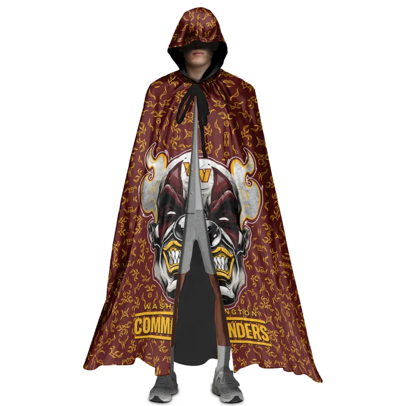 Washington Commanders Halloween Cloak Front View