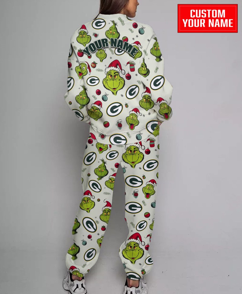 Green Bay Packers Ugly Christmas Sweater - Back View