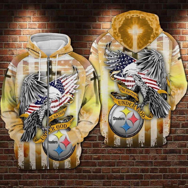 Pittsburgh Steelers One Nation Under God Limited Hoodie