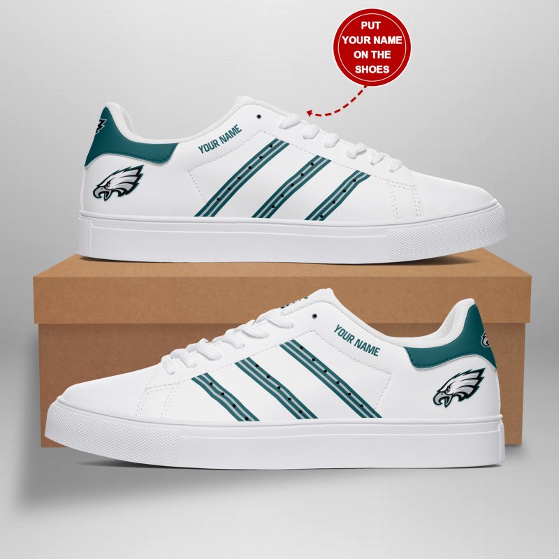 Personalized SS Custom Sneakers for Philadelphia Eagles Fans