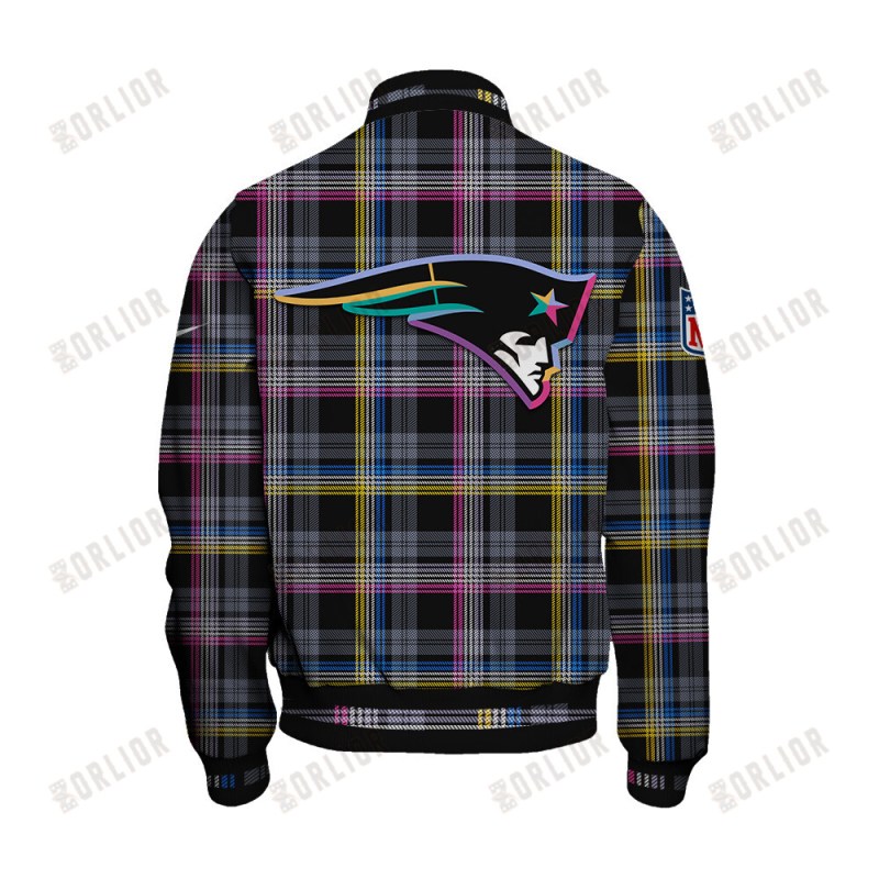 New England Patriots Varsity Jacket Detail