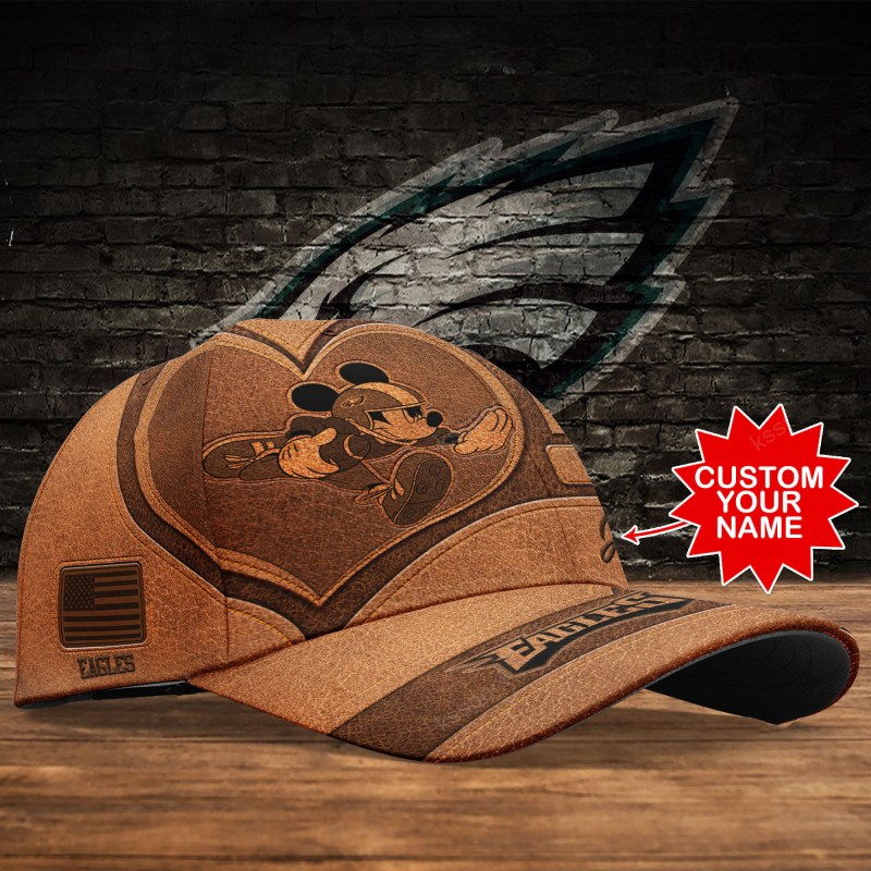Philadelphia Eagles Personalized Classic Cap Back View