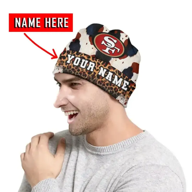 San Francisco 49ers Personalized Wool Beanie