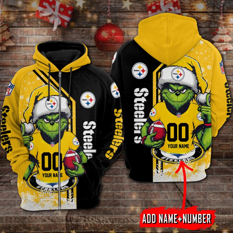 Pittsburgh Steelers Hoodie Back View