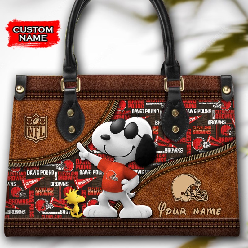 Cleveland Browns Hand Bag Side View