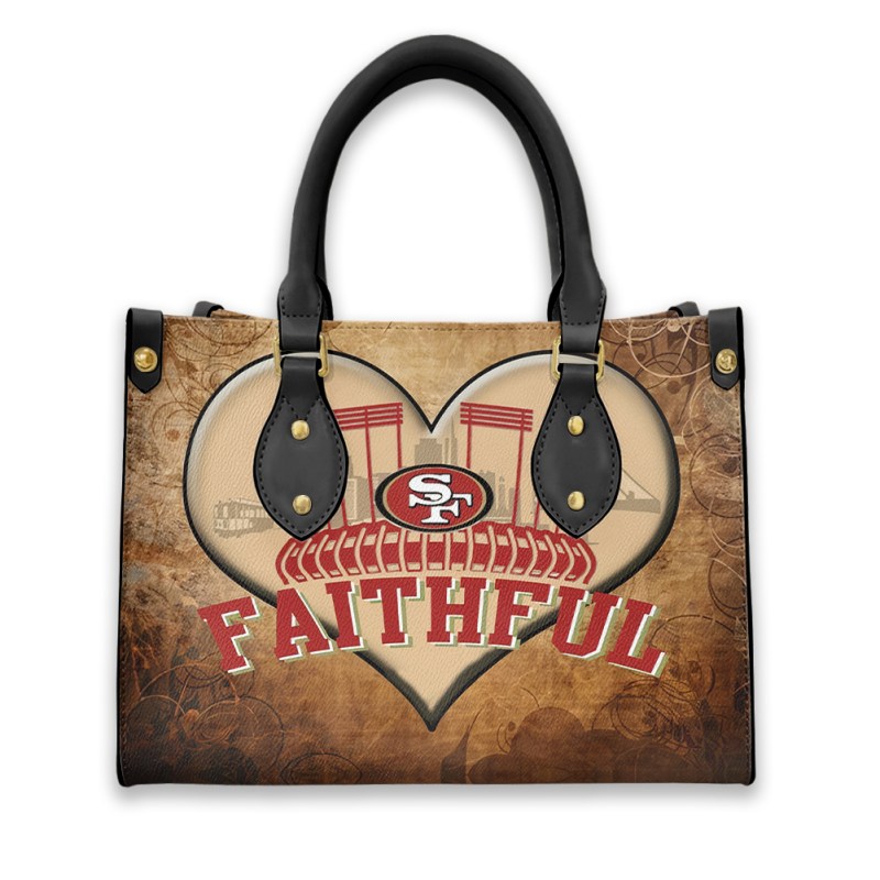 San Francisco 49ers Leather Hand Bag