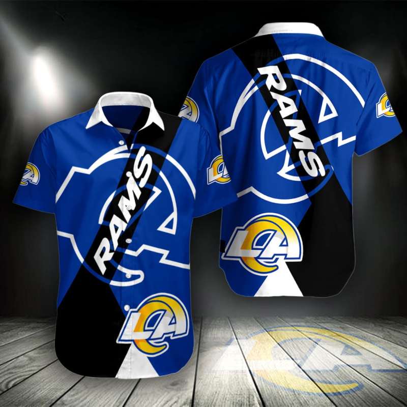 Los Angeles Rams Button Shirt Sizing Chart