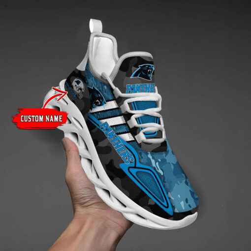 Carolina Panthers Personalized Yezy Sneakers 1