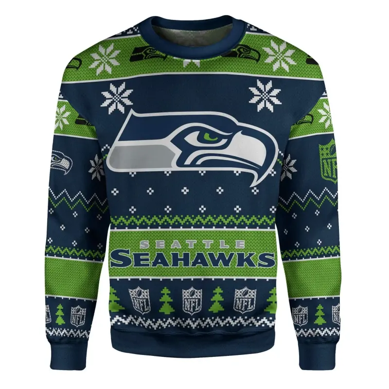 Seattle Seahawks Ugly Sweatshirt Preview 3