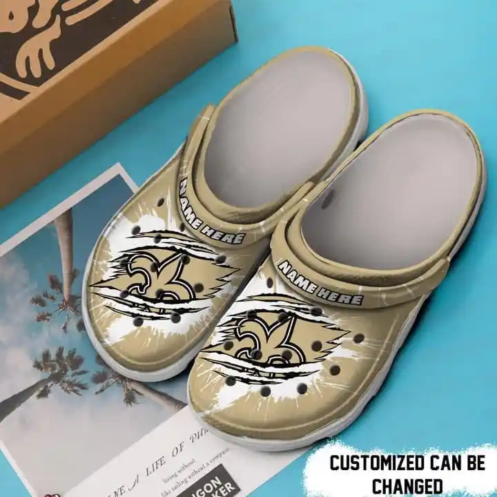 New Orleans Saints Personalized Limited Clog