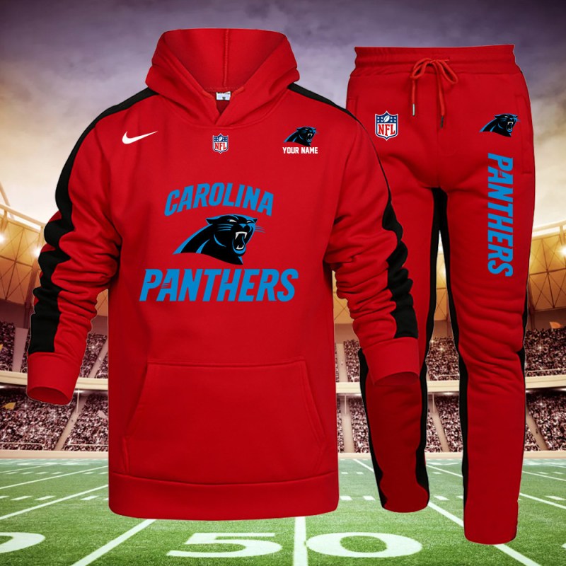 Carolina Panthers Hoodie and Sweatpants Set Image 3