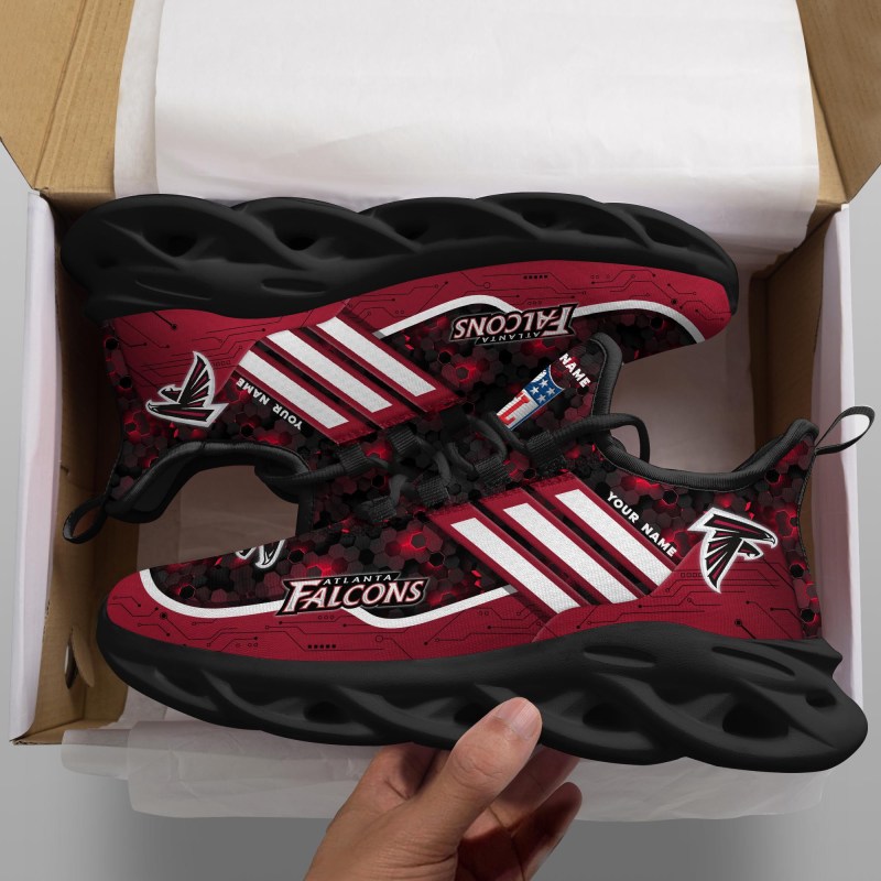 Atlanta Falcons Personalized Yezy Running Sneakers