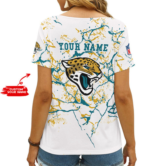 Jacksonville Jaguars V-neck T-shirt