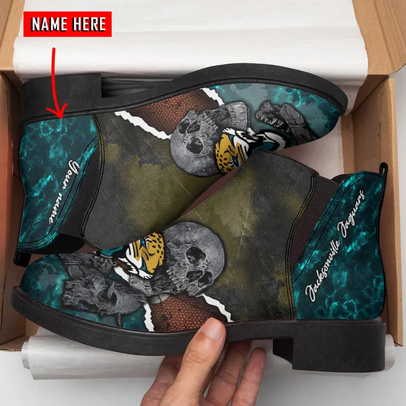 Jacksonville Jaguars Personalized Comfort & Fashion Short Boots