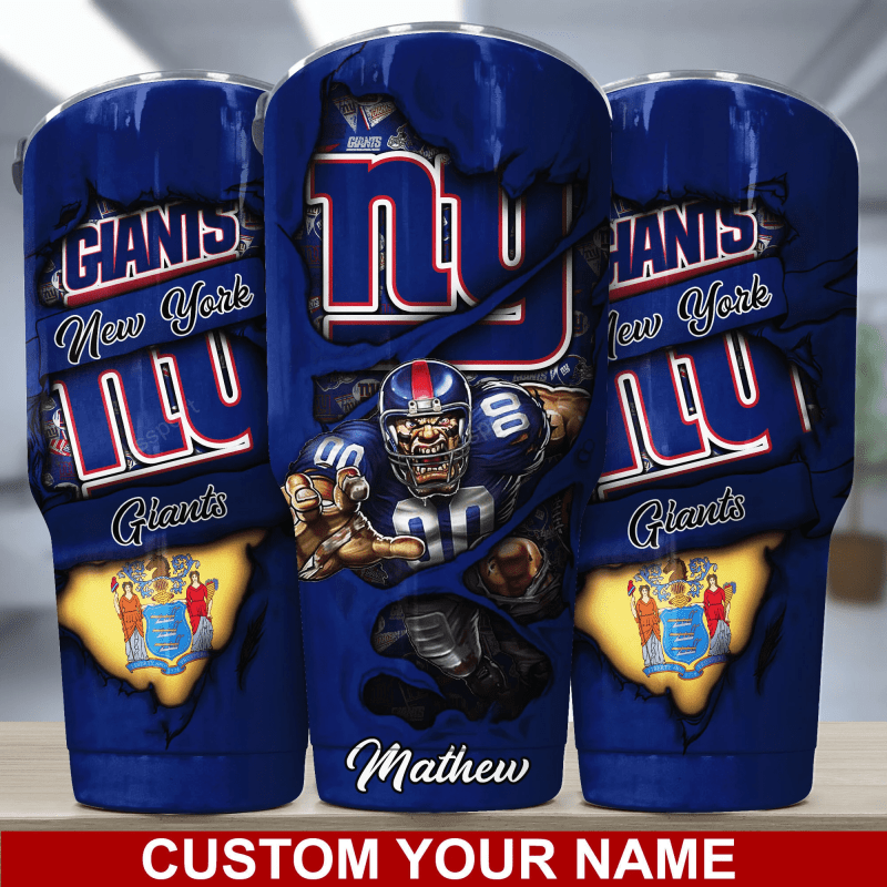 New York Giants Personalized Tumbler