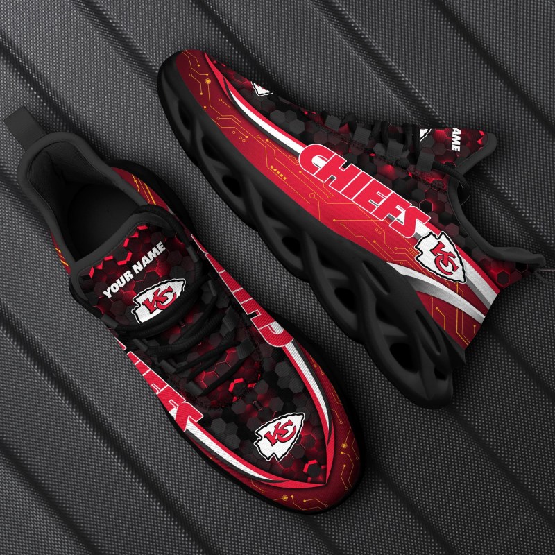 Kansas City Chiefs Sneakers Side View