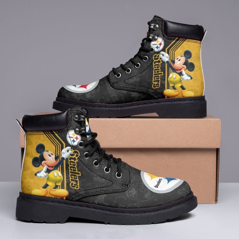 Pittsburgh Steelers TBLCL Boots 23 Back View