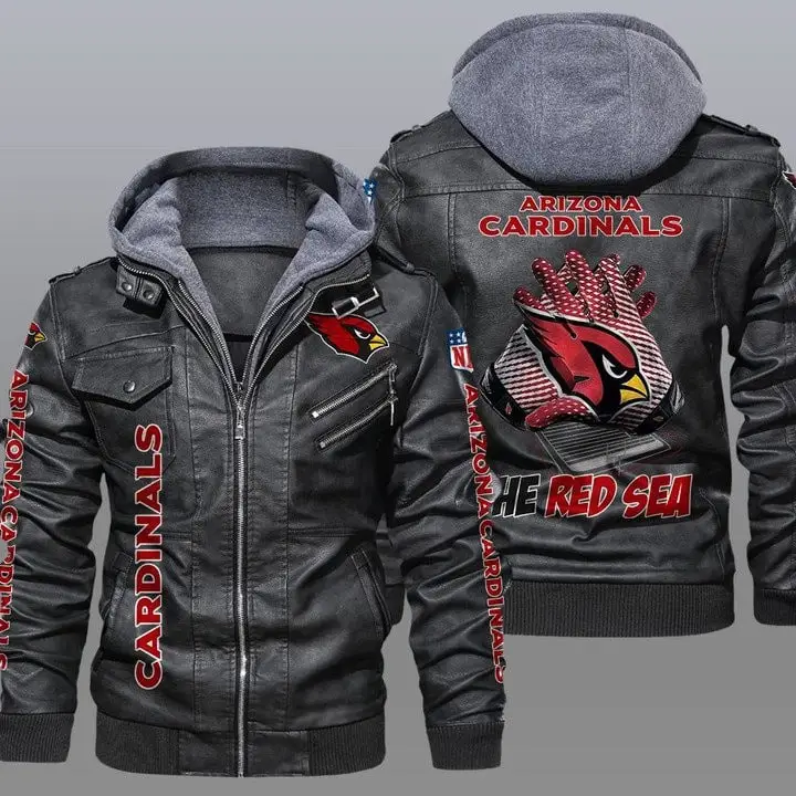 Arizona Cardinals Leather Jacket