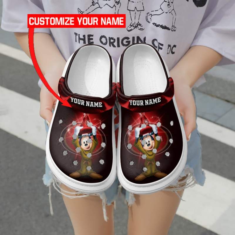 San Francisco 49ers Personalized Limited Clog
