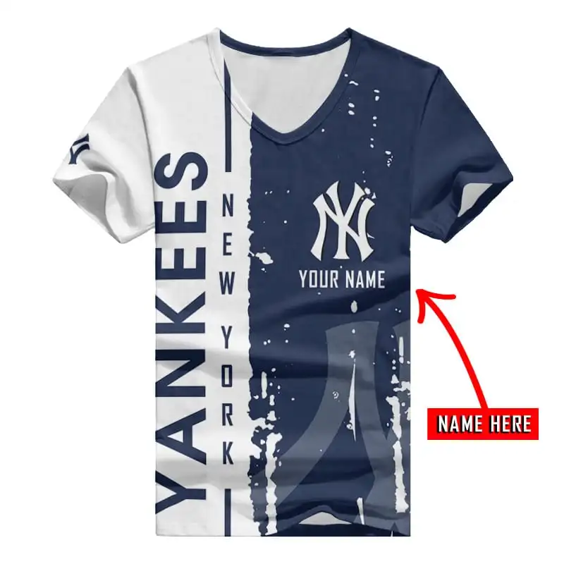 New York Yankees Women T-shirt Back View