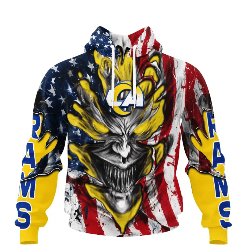 Los Angeles Rams All Over Printed T-shirt Sweatshirt Hoodie