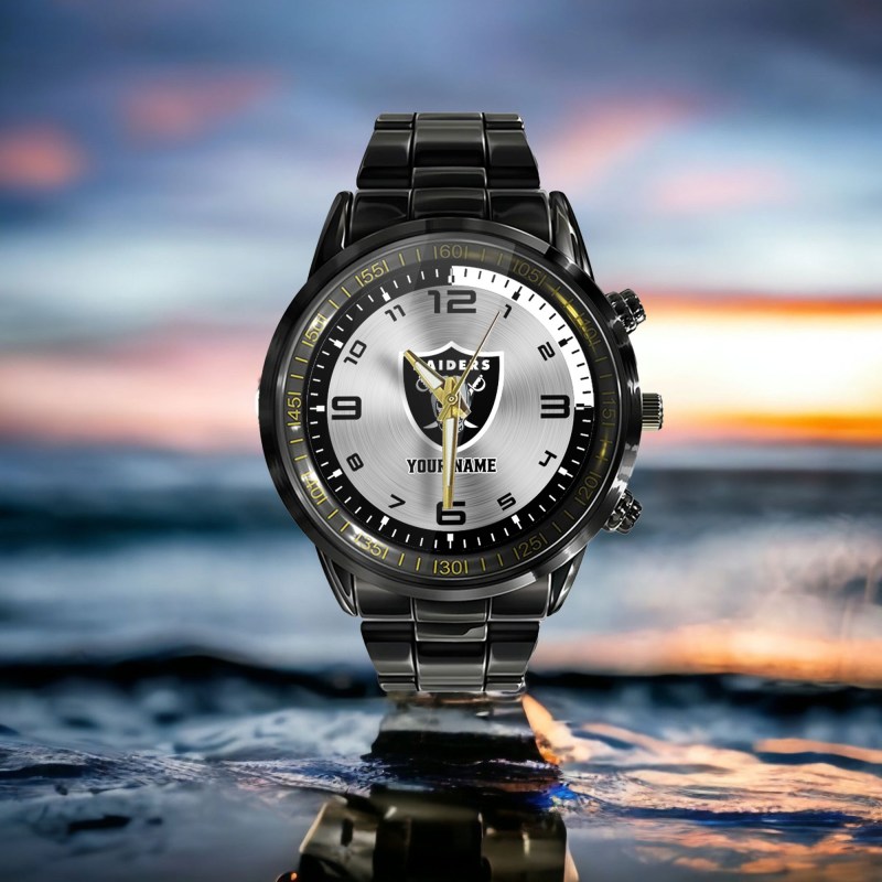 Stylish NFL Raiders Watch