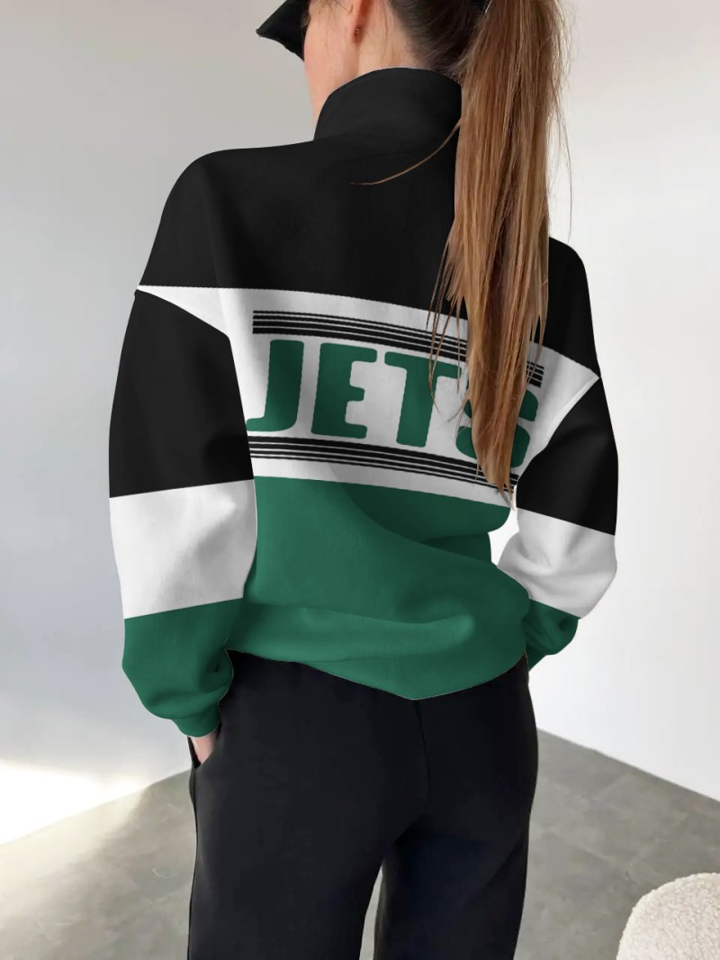 New York Jets Colorful Sweatshirt Back