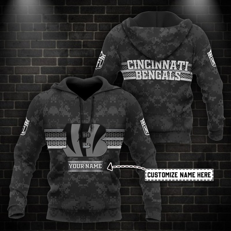 Cincinnati Bengals Personalized Hoodie