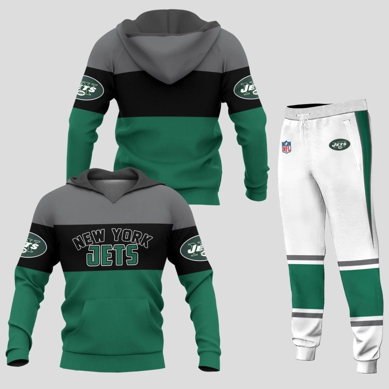 New York Jets Hoodie and Joggers Set