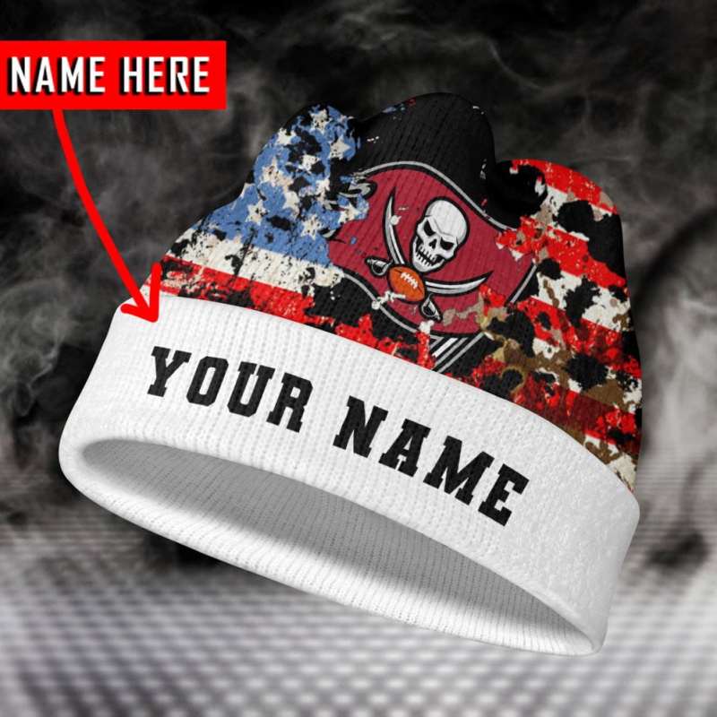 Tampa Bay Buccaneers Personalized Wool Beanie