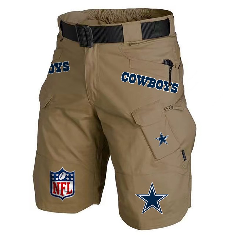 Dark Khaki Dallas Cowboys Shorts