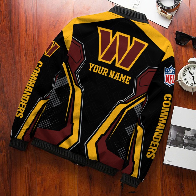 Washington Commanders Bomber Jacket Display