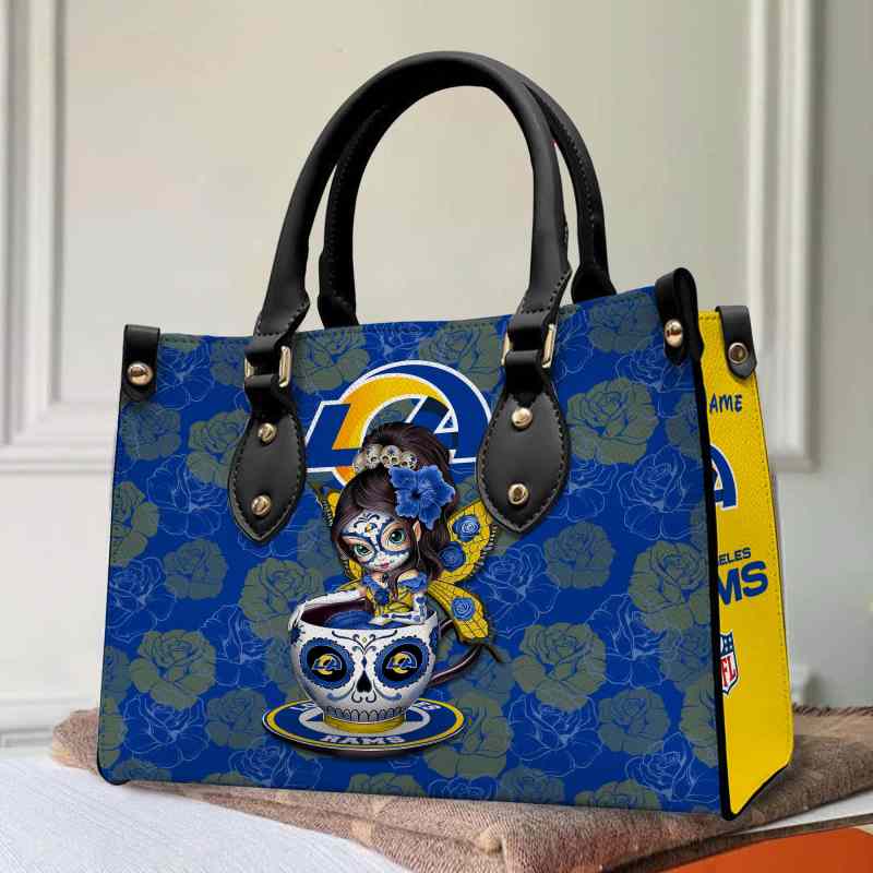 Los Angeles Rams Personalized Hand Bag Side View