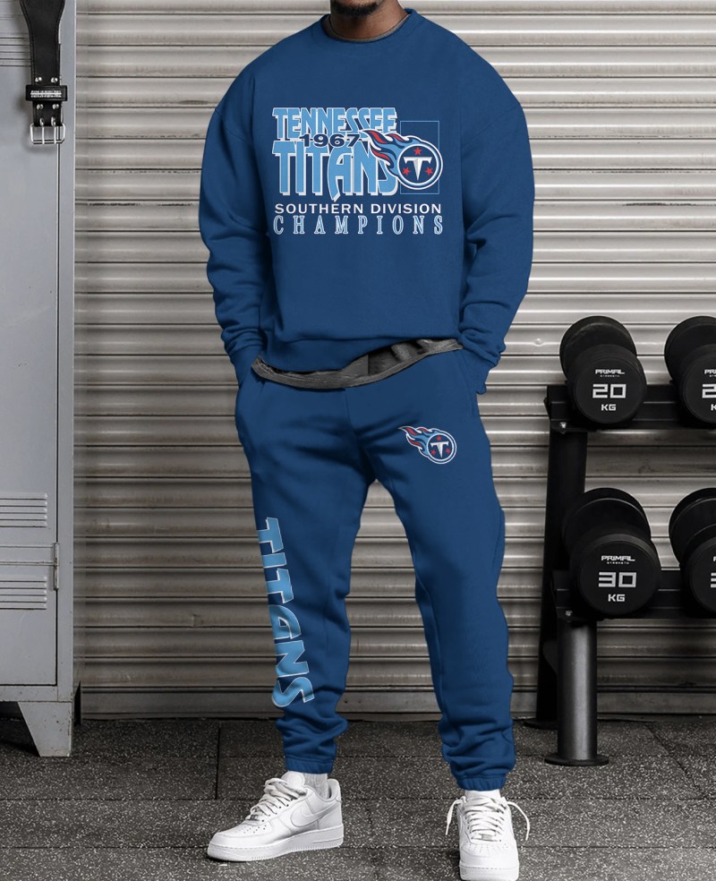 Tennessee Titans Combo 3D Sweatsuit