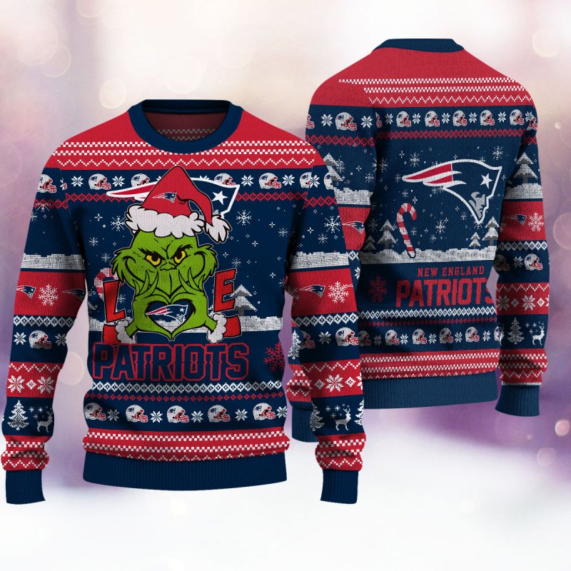 New England Patriots Ugly Christmas Sweater