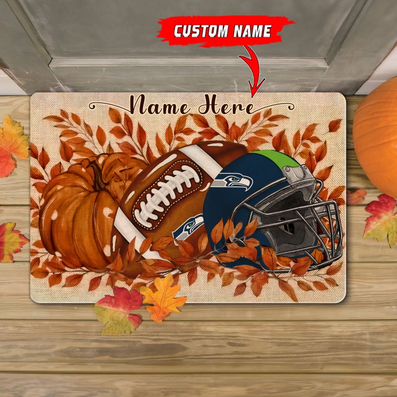 Seattle Seahawks Doormat - Side View