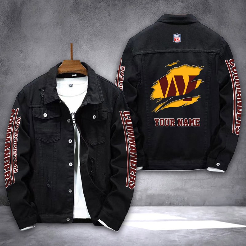 Washington Commanders Denim Jacket