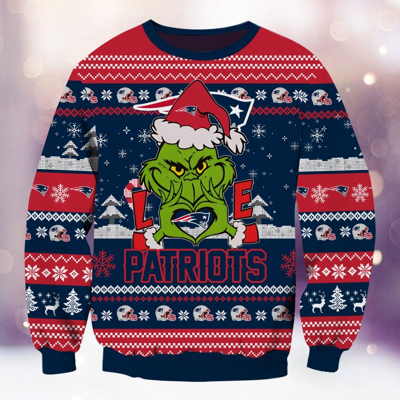 New England Patriots Ugly Christmas Sweater