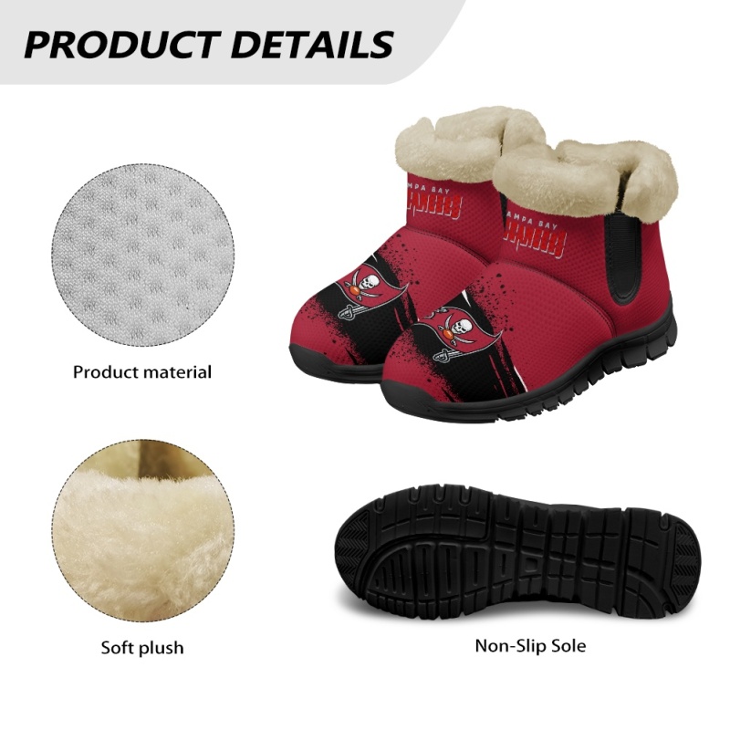 Tampa Bay Buccaneers Comfy Winter Snow Boots Image 6