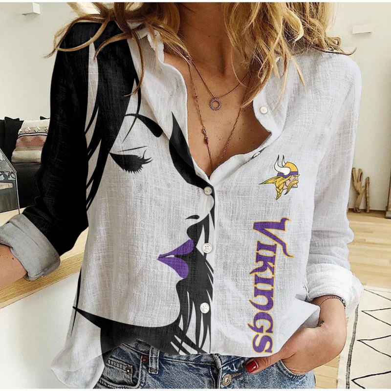 Minnesota Vikings Woman Shirt Side